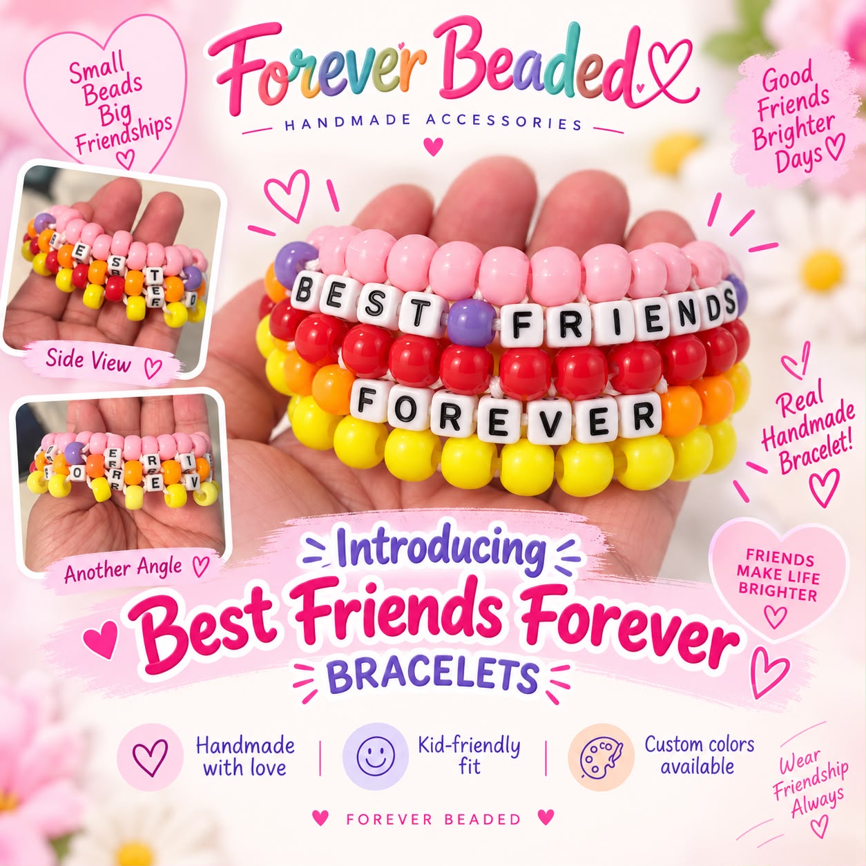 Forever Beaded Best Friends Forever bracelet