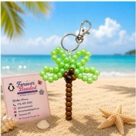 Handmade beaded Palm Tree