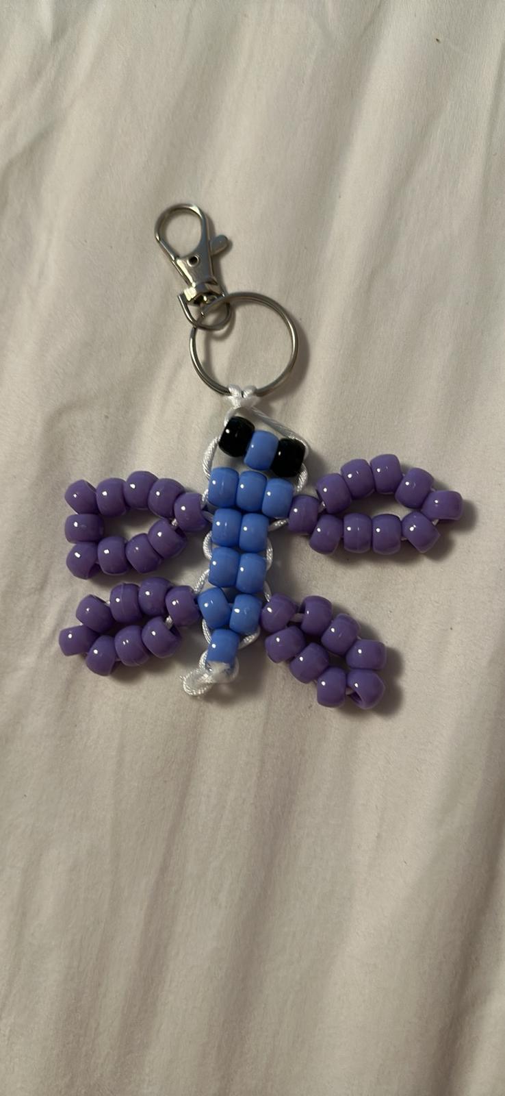Handmade beaded butterfly